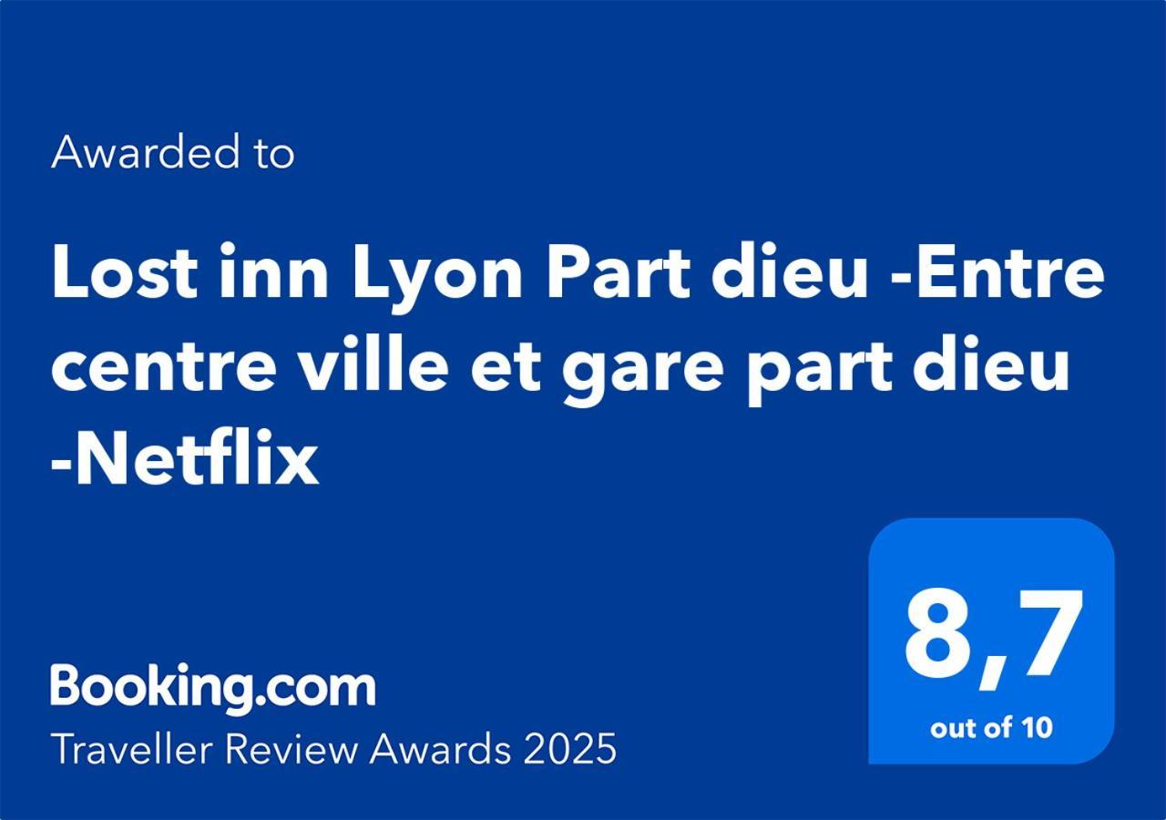 Lost Inn Lyon Part Dieu -Entre Centre Ville Et Gare Part Dieu -Netflix Exterior foto